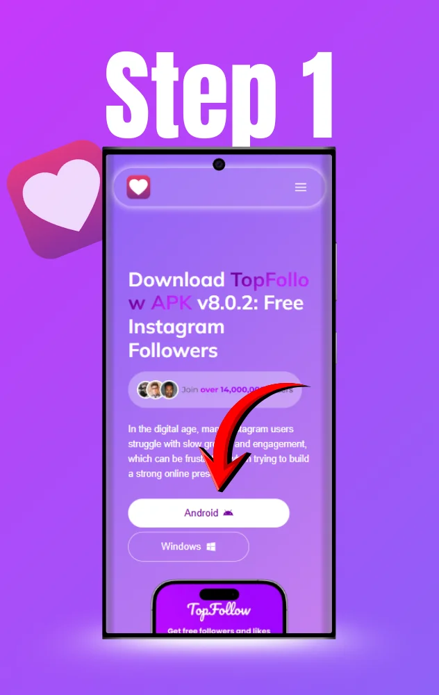 open topfollow apk image