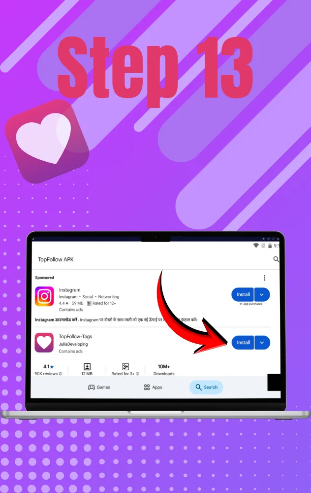 Install the TopFollow image