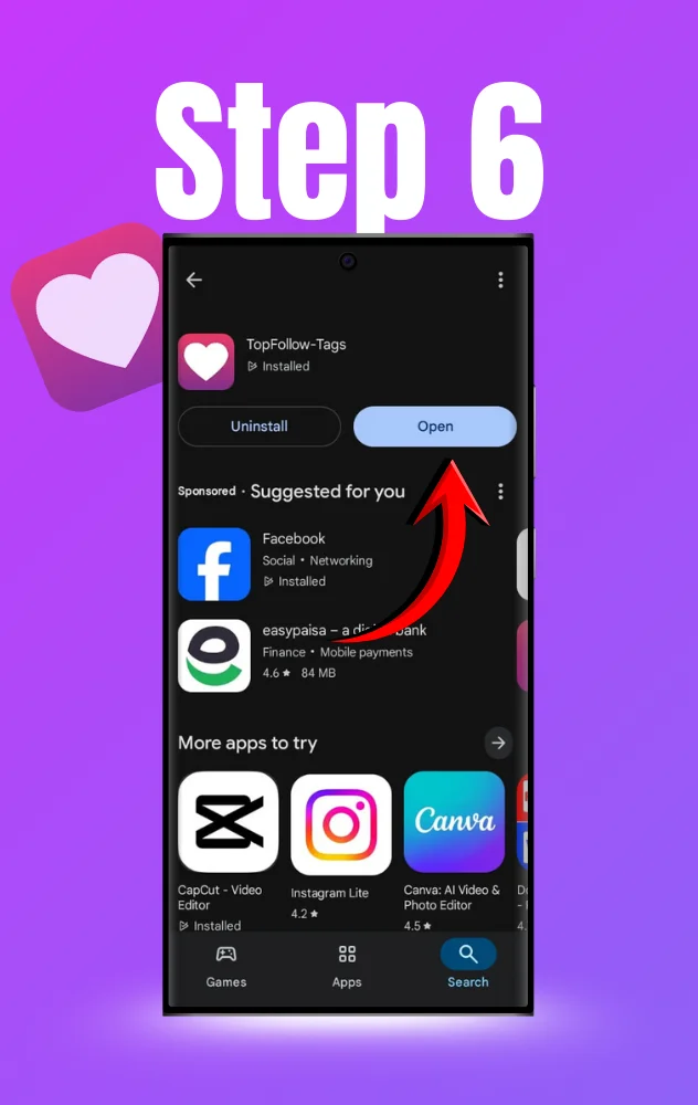open app image