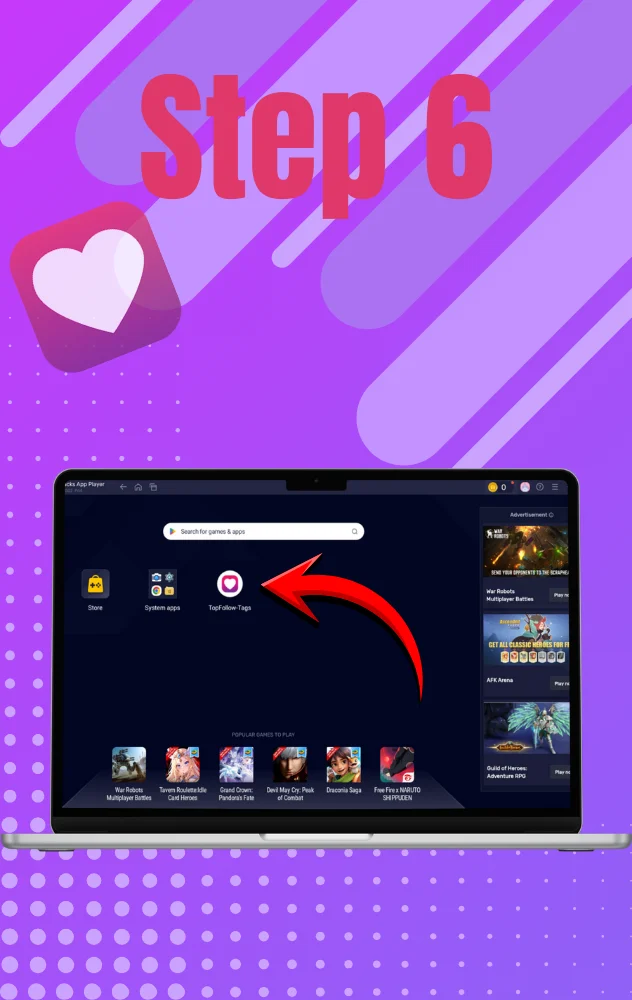 open top follow app image