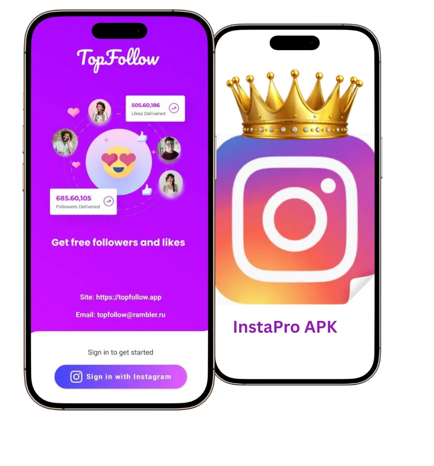 Best Free Followers: TopFollow vs InstaPro APK 2026 1 Main image