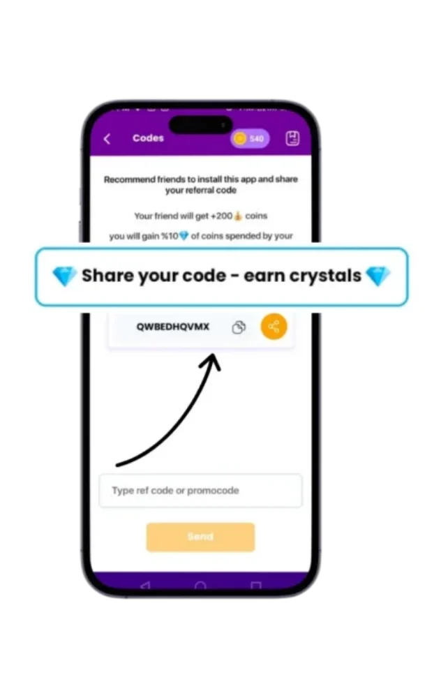 Referral code image