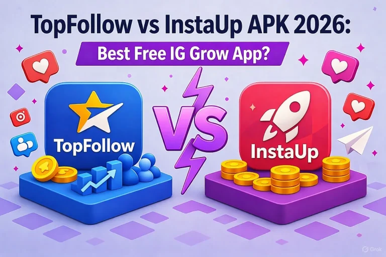 Topfollow vs Instaup apk image