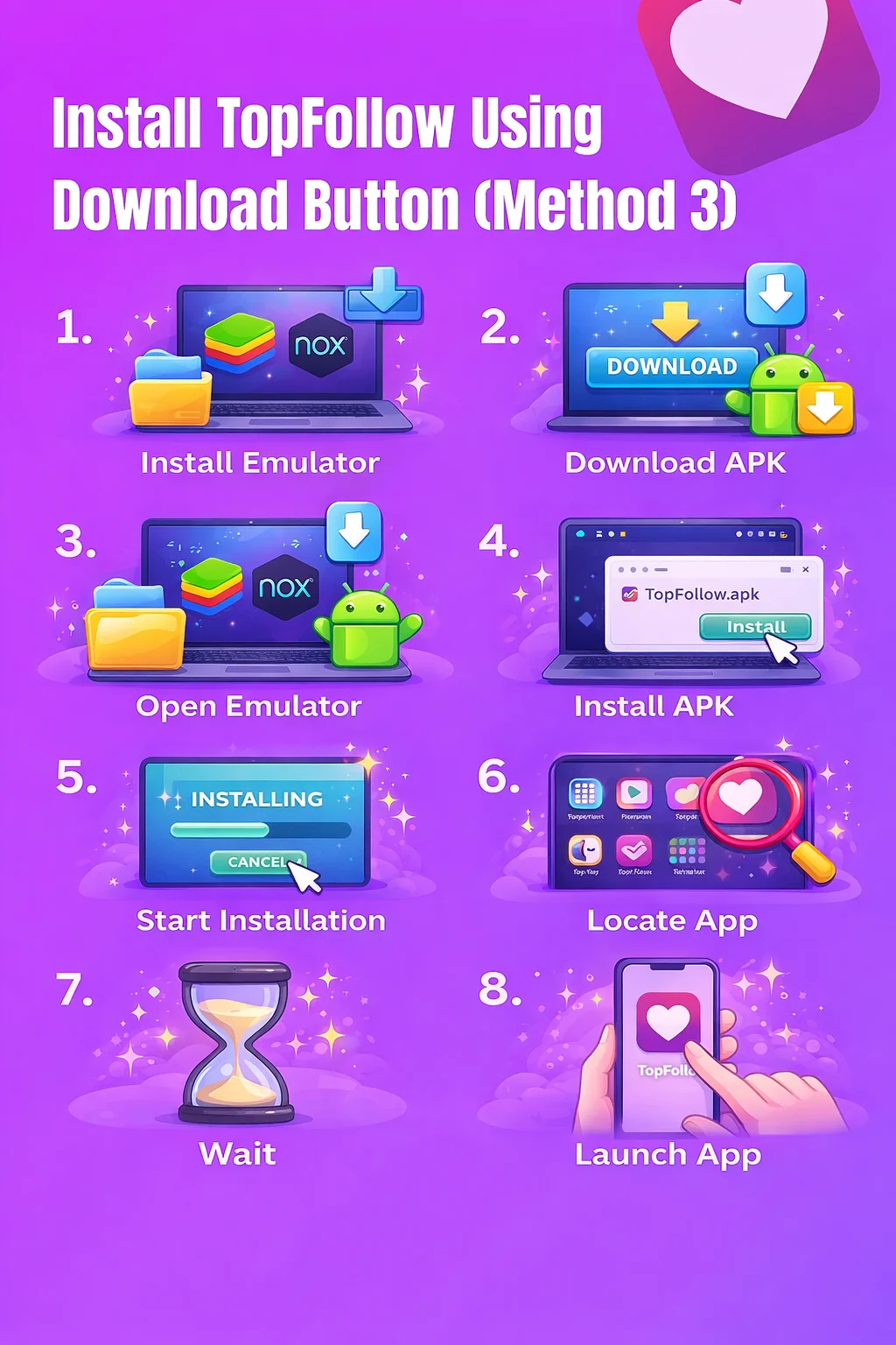 install topfollow image