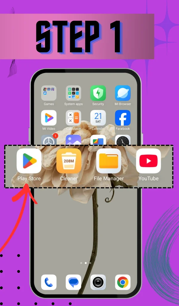 open playstore image
