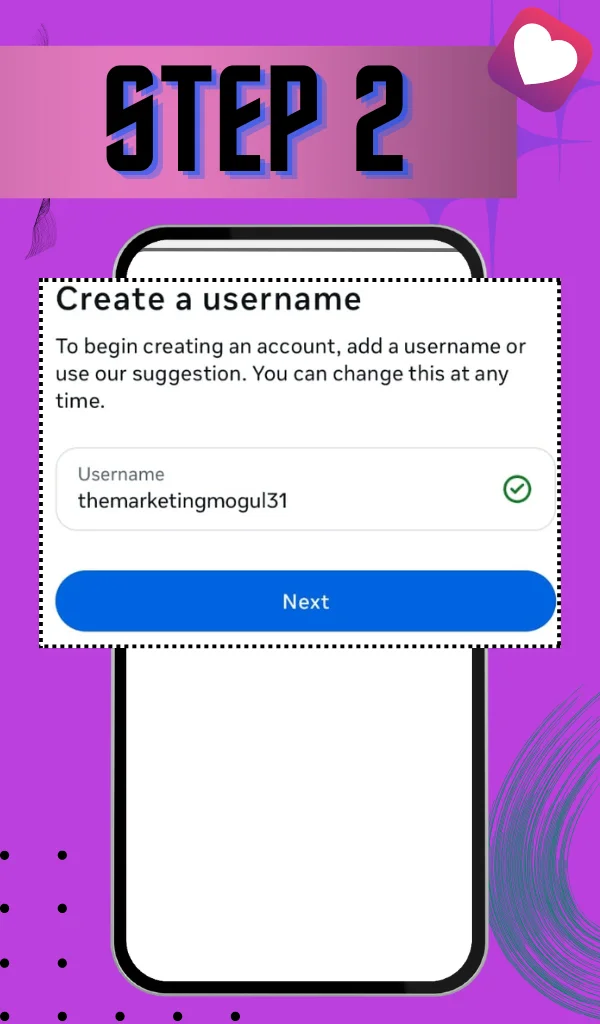 create username image