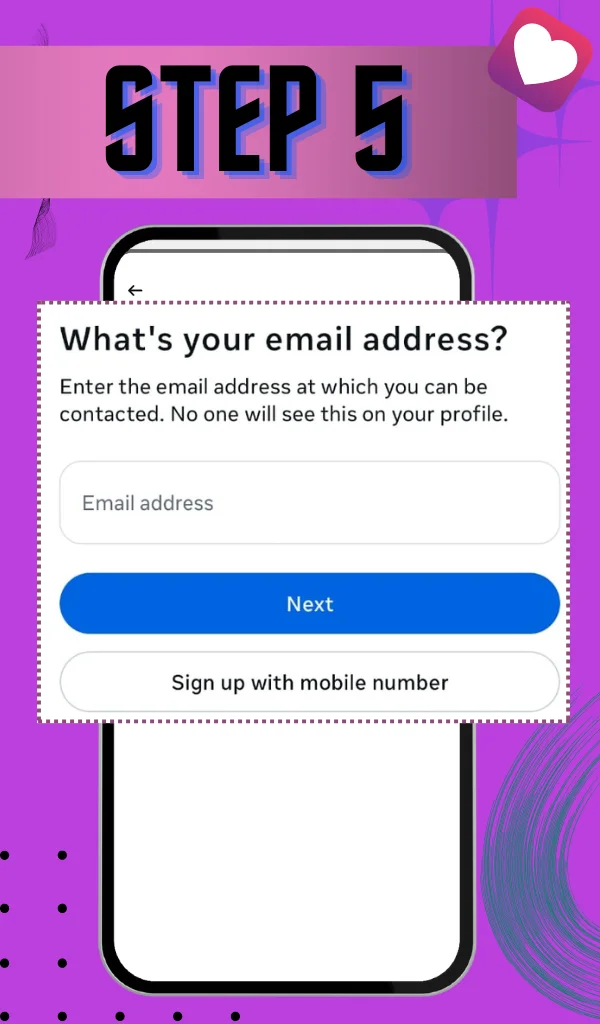 use email or phone image