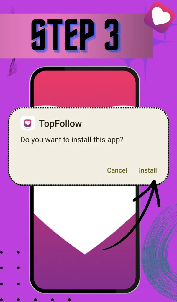 install topfollow image