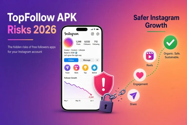 TopFollow APK Risks 2026: Login Problems, Security Dangers & Safer Alternatives
