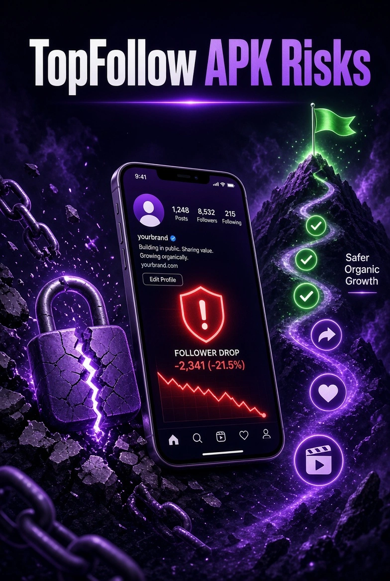 TopFollow APK Risks 2026: Login Problems, Security Dangers & Safer Alternatives 1 TopFollow